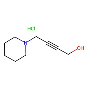 4-Piperidin-1-ylbut-2-yn-1-ol hydrochloride structure