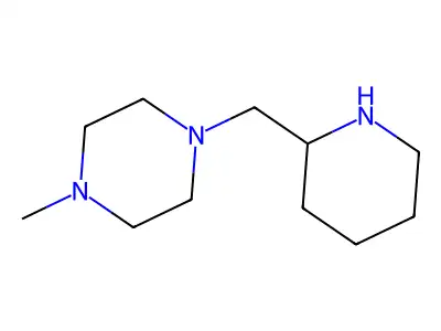 2-(4-Methyl-piperazin-1-ylmethyl)-piperidine structure