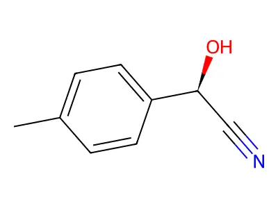 Hydroxy(4-methylphenyl)acetonitrile structure
