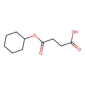 4-(Cyclohexyloxy)-4-oxobutanoic acid structure