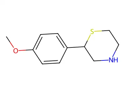 2-(4-Methoxyphenyl)thiomorpholine structure
