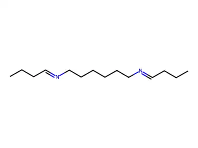 1,6-Hexanediamine, N1,N6-dibutylidene- structure