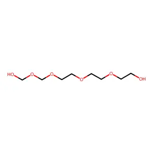 2,4,7,10-Tetraoxadodecane-1,12-diol structure