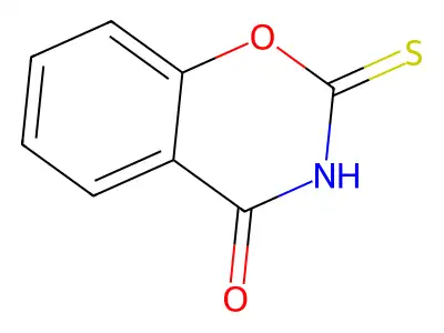 2,3-Dihydro-2-thioxo-4H-1,3-benzoxazin-4-one structure