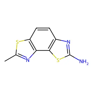 7-Methylbenzo[1,2-d:3,4-d']bis(thiazole)-2-amine structure