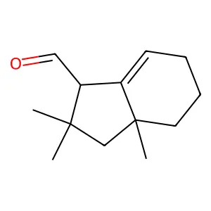 3a,4,5,6-Tetrahydro-2,2,3a-trimethylindancarbaldehyde structure