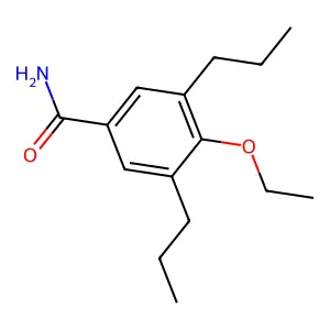 Benzamide, 3,5-dipropyl-4-ethoxy- structure