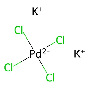 Potassium palladium chloride structure