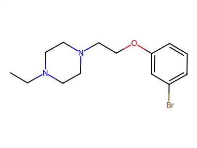 1-(2-(3-Bromophenoxy)ethyl)-4-ethylpiperazine structure