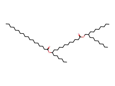 2-Octyldecyl 13-octadecanoyloxyoctadecanoate structure