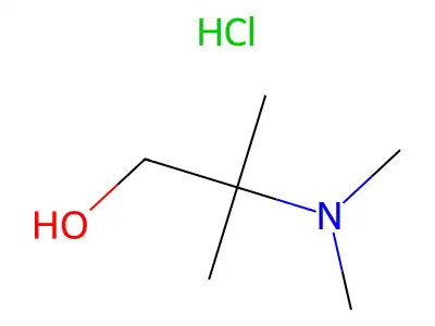 1-Propanol, 2-(dimethylamino)-2-methyl-, hydrochloride (1:1) structure