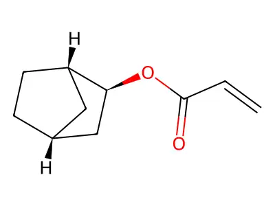 Acrylic acid, 2-norbornyl ester structure