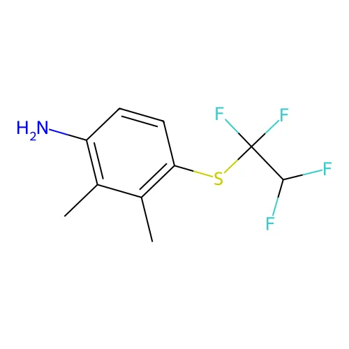 2,3-Dimethyl-4-(1,1,2,2-tetrafluoroethylsulfanyl)aniline structure