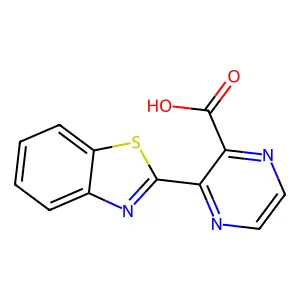 3-(1,3-Benzothiazol-2-yl)pyrazine-2-carboxylic acid structure