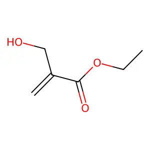 Ethyl 2-(hydroxymethyl)-2-propenoate structure