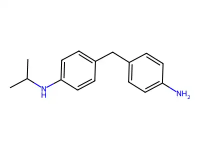 Benzenamine, 4-((4-aminophenyl)methyl)-N-(1-methylethyl)- structure