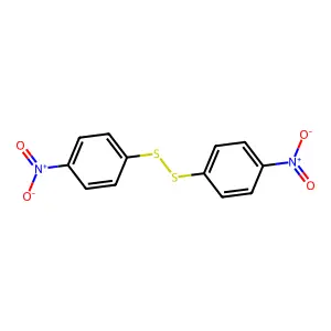 Bis(4-nitrophenyl) disulfide structure