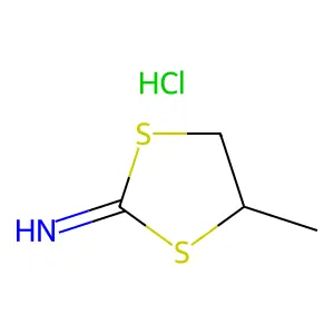 1,3-Dithiolan-2-imine, 4-methyl-, hydrochloride (1:1) structure
