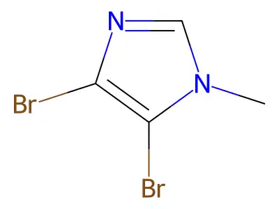 4,5-Dibromo-1-methyl-1H-imidazole structure