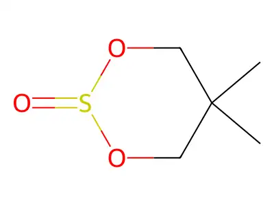 1,3,2-Dioxathiane, 4,4-dimethyl-, 2-oxide structure