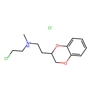 1,4-Benzodioxan, (2-((2-chloroethyl)methylamino)ethyl)- structure
