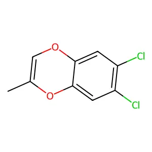 1,4-Benzodioxin, 6,7-dichloro-2-methyl- structure