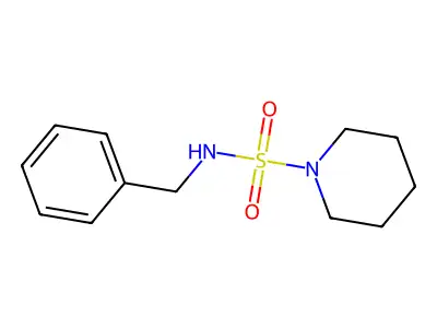 N-benzylpiperidine-1-sulfonamide structure