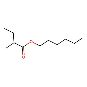 Hexyl 2-methylbutyrate structure