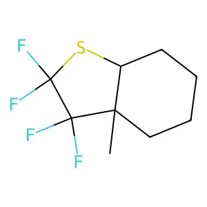 2,2,3,3-Tetrafluoro-3a-methyloctahydro-1-benzothiophene structure