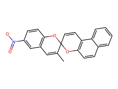 3'-Methyl-6'-nitrospiro[benzo[f]chromene-3,2'-chromene] structure