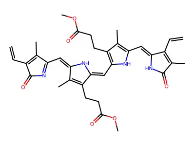 Biliverdin dimethyl ester structure