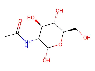N-Acetyl-Alpha-D-Glucosamine structure