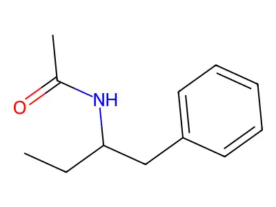 Acetamide, N-[1-(phenylmethyl)propyl]- structure