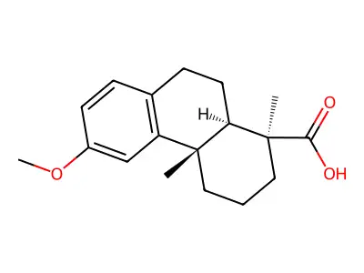 O-Methylpodocarpic acid structure