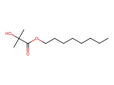 Octyl 2-hydroxy-2-methylpropanoate structure