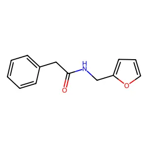 N-(2-Furanylmethyl)benzeneacetamide structure