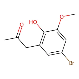 1-(5-Bromo-2-hydroxy-3-methoxyphenyl)propan-2-one structure