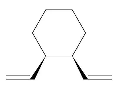 1,2-Diethenylcyclohexane structure