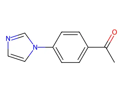 1-(4-(1H-Imidazol-1-yl)phenyl)ethanone structure
