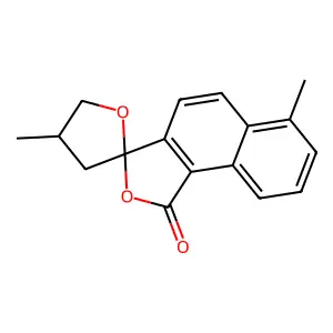 Dan shen spiroketal lactone structure