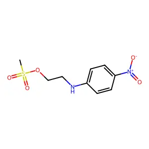 2-(4-Nitrophenylamino)ethyl methanesulfonate structure