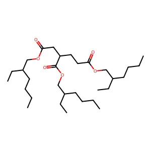 1,2,4-Tris(2-ethylhexyl) 1,2,4-butanetricarboxylate structure