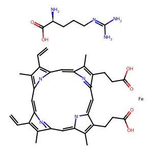 Heme arginate structure