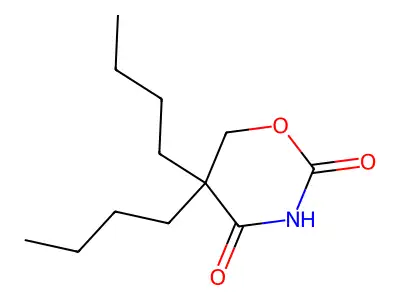 2H-1,3-Oxazine-2,4(3H)-dione, dihydro-5,5-dibutyl- structure