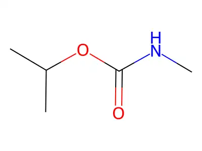 Carbamic acid, methyl-, 1-methylethyl ester structure