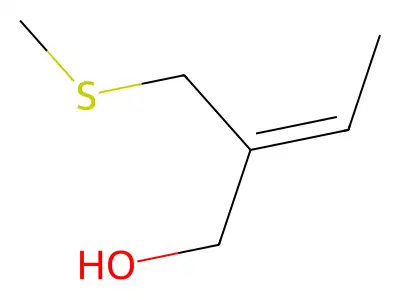2-Buten-1-ol,2-[(methylthio)methyl]- structure