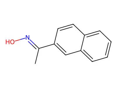 Ethanone, 1-(2-naphthalenyl)-, oxime, (Z)- structure