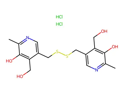 Pyrithioxin dihydrochloride structure