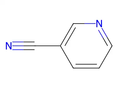 3-Cyanopyridine structure