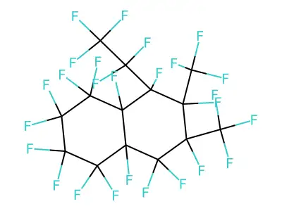 Perfluoro(ethyldimethyldecalin) (mixed isomers) structure